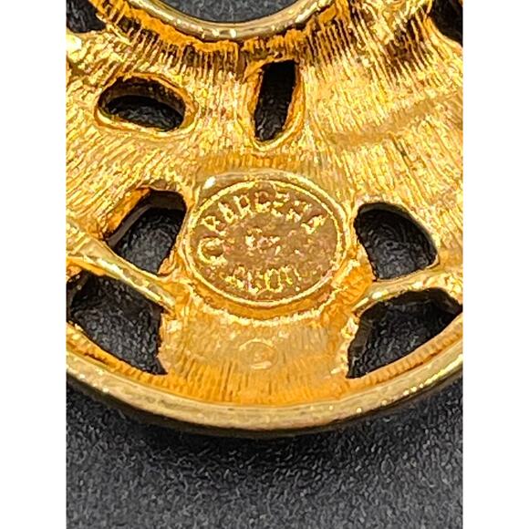 Jose Barrera For Avon Vintage 1994 
Hibiscus Pendant and Clip On Earrings Set - Picture 6 of 9